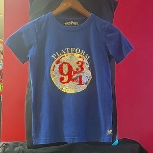 Harry Potter flip sequins tshirt sz 9-10 kids